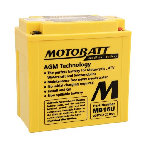 Motobatt Motorcycle Battery MB16U